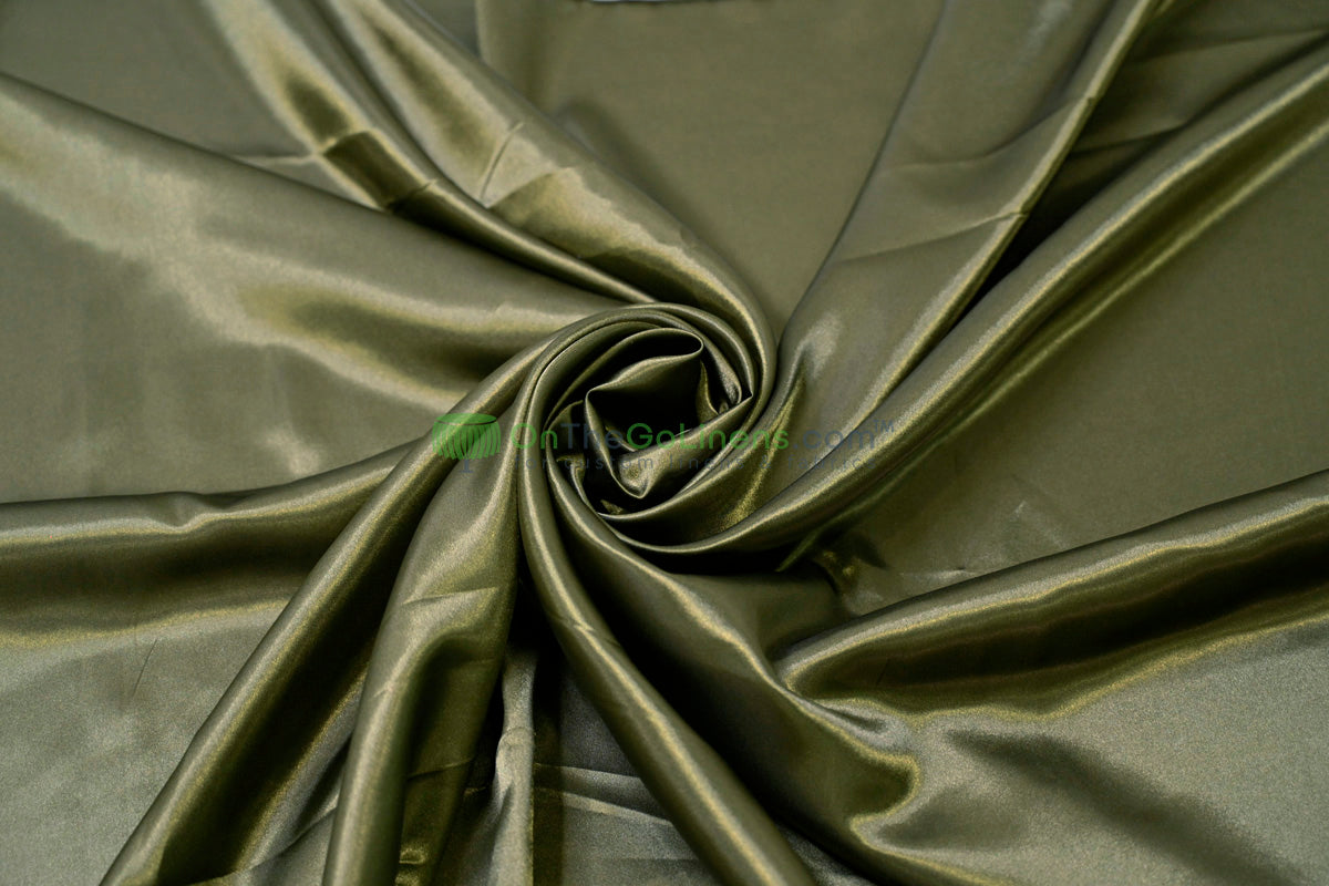 Charmeuse Satin Table Linens, Table Overlays, Table Drapes and Banquets | Multiple IFR Satin Colors |