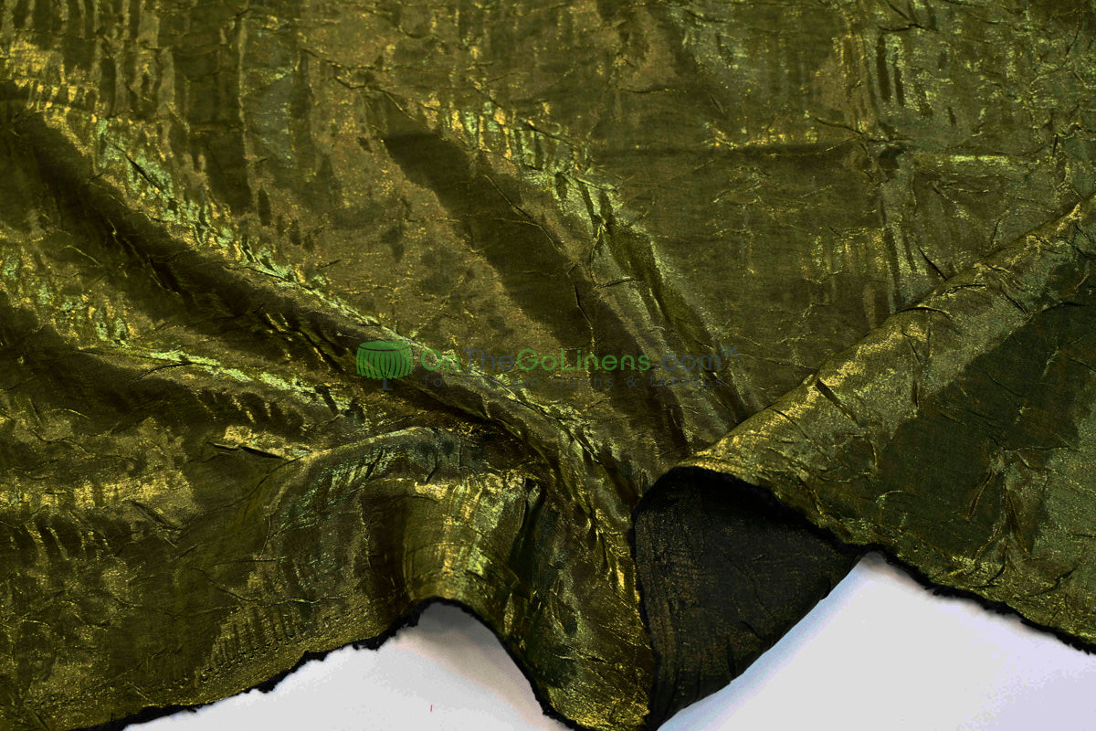 Iridescent Crush Shimmer Fabric by the Yard and Bolt | 54" wide | Galaxy Fabric |