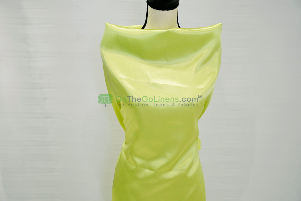 Charmeuse Satin Table Linens, Table Overlays, Table Drapes and Banquets | Multiple IFR Satin Colors |