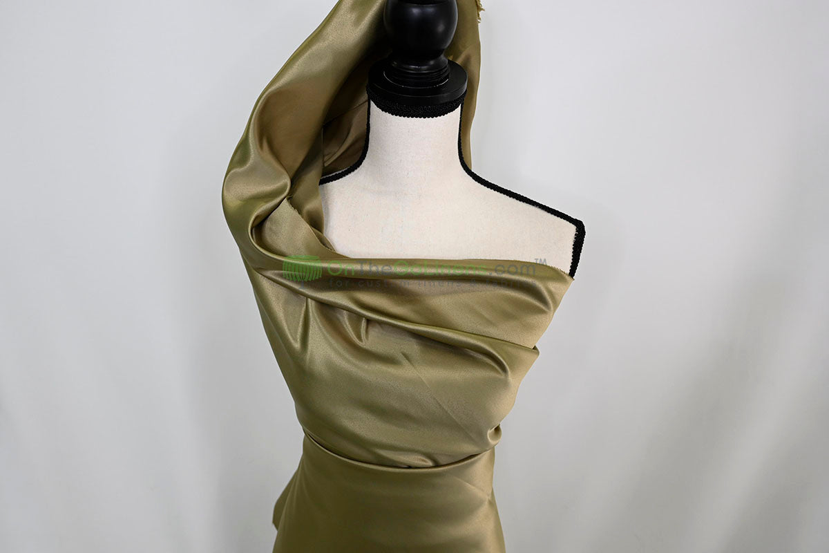 Lamour Satin Fabric by the Yard & Bolt | 100% Polyester Semi Dull Heavy Satin Fabric | 60" Wide | Multiple Colors |