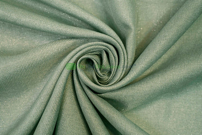 Metallic Vintage Linen Fabric by the Yard | Metallic Burlap Fabric | 60" Wide | 100% Polyester |