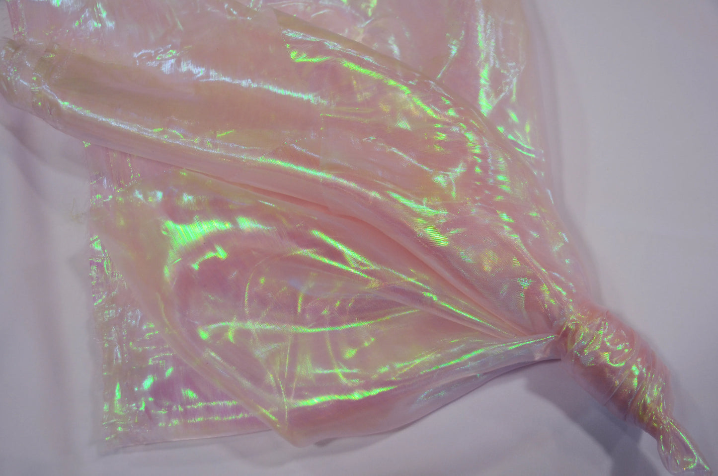 Iridescent Pearl Organza Fabric | Holographic Sheer Organza Fabric | 60" wide | Multiple Colors |