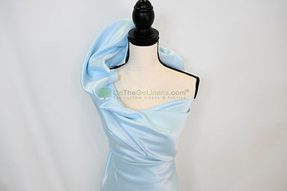 Lamour Satin Fabric by the Yard & Bolt | 100% Polyester Semi Dull Heavy Satin Fabric | 60" Wide | Multiple Colors |