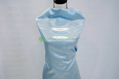 Charmeuse Satin Table Linens, Table Overlays, Table Drapes and Banquets | Multiple IFR Satin Colors |