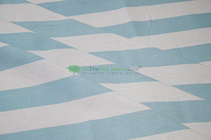 100% Cotton Canvas 2" Stripe Fabric | Sold by the Yard | Four Colors Available | 60" Wide |
