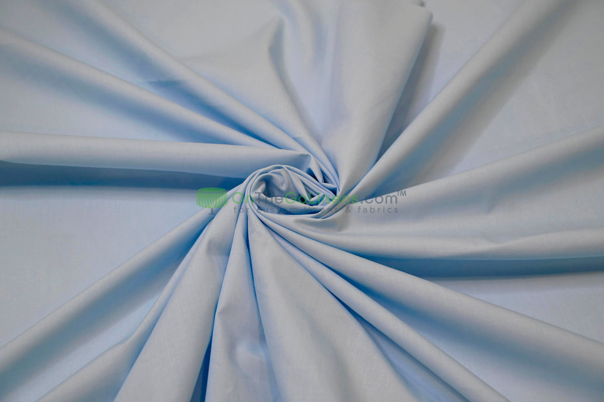 Woven Poly Cotton Broadcloth Fabric by the Yard | Polycotton Fabric | Multiple Colors | 60" Wide | 80/20 Blend |