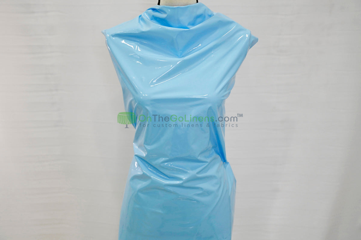 Shiny Patent Vinyl | Flexible Stretch - 94% Polyester, 6% Spandex | 60" Wide