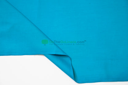 Woven Poly Cotton Broadcloth Fabric by the Yard | Polycotton Fabric | Multiple Colors | 60" Wide | 80/20 Blend |