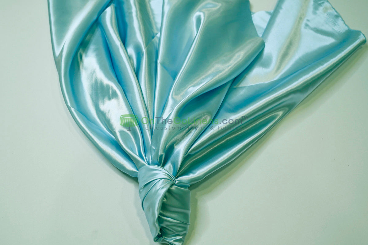 Stretch Charmeuse Fabric by the Yard | Silky Soft Stretch Satin Fabric | 4% Spandex | Multiple Colors |