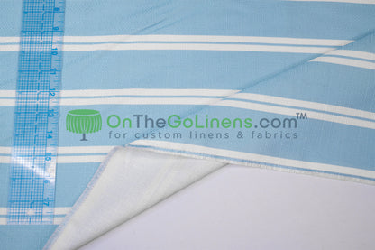 Monarch Stripe Tablecloths & Table Linens 100% Polyester for Weddings & Events