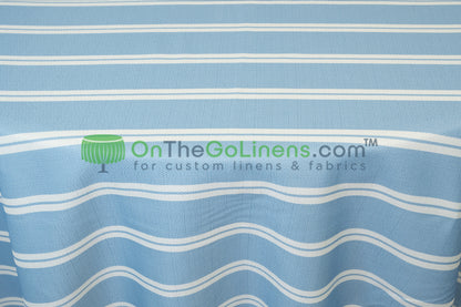 Monarch Stripe Tablecloths & Table Linens 100% Polyester for Weddings & Events