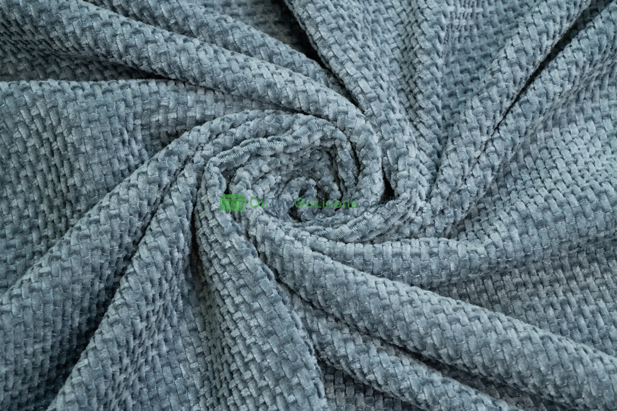 Cozy Chenille Upholstery Fabric by the Yard | Soft Woven Polyester for Furniture & Home Décor