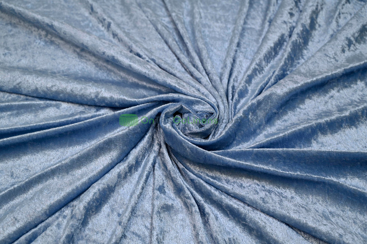 IFR Panne Velvet Event Drapery Panels | Crush Velour Curtains | Inherently Fire Retardant Drapery |Multiple Colors |