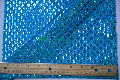 Holographic Sequin Fabric | 45” Wide | Lightweight & Flowing for Costumes, Gowns & Décor