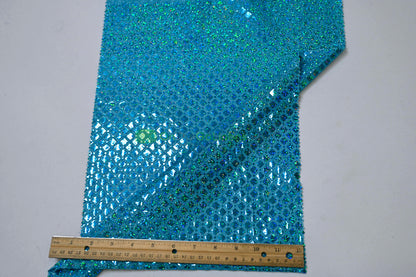 Holographic Sequin Fabric | 45” Wide | Lightweight & Flowing for Costumes, Gowns & Décor