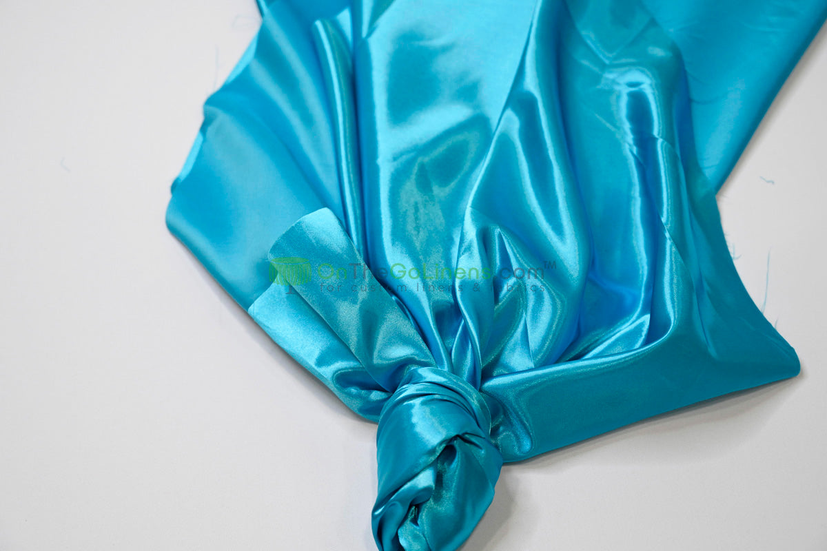 Stretch Charmeuse Fabric by the Yard | Silky Soft Stretch Satin Fabric | 4% Spandex | Multiple Colors |