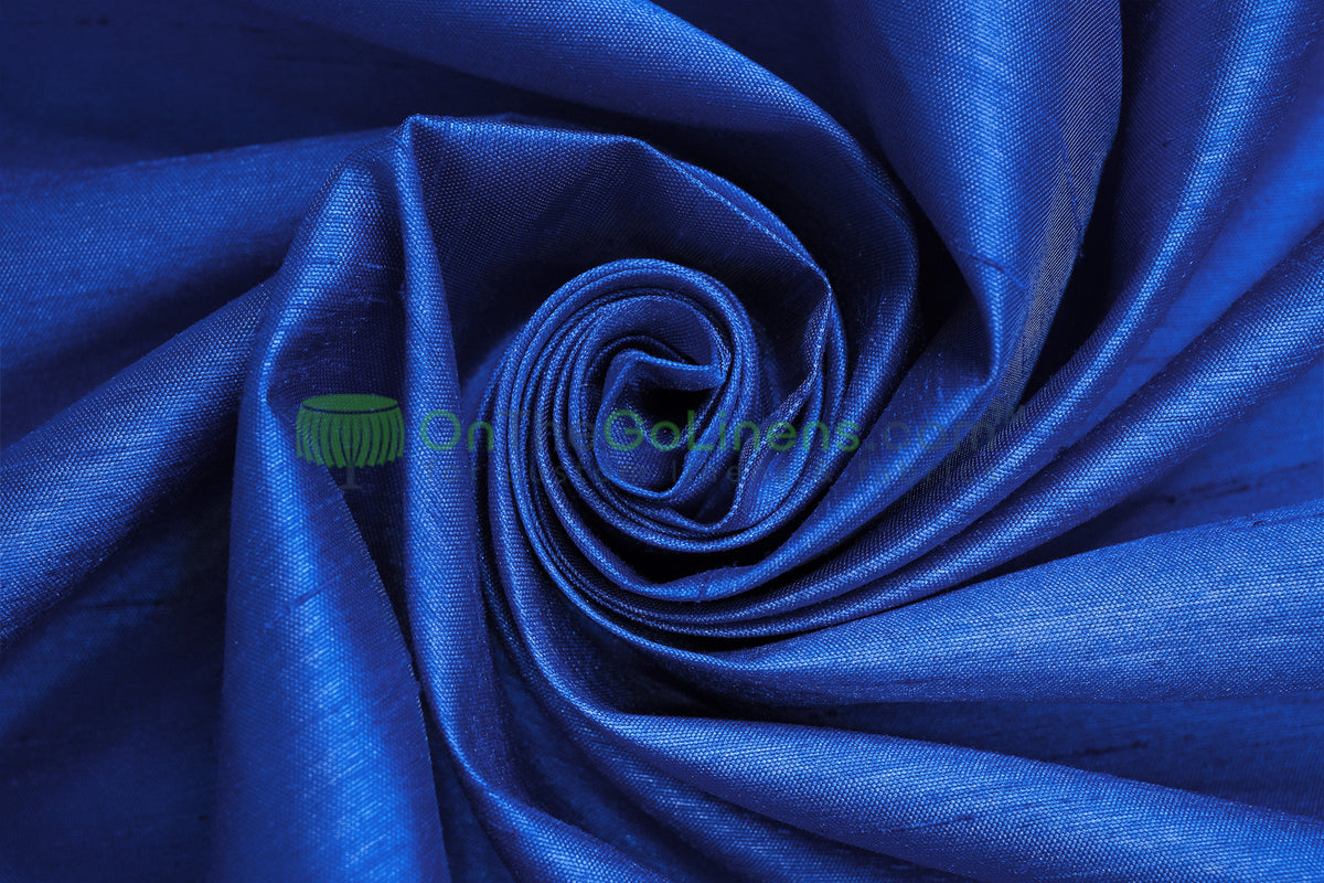 IFR Polyester Dupioni Fabric 120" Wide Extra Wide Silk Look 100% Polyester