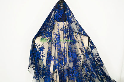 Chantilly Lace Fabric | Elegant Floral Lace | Lightweight & Sheer | Ideal for Bridal & Evening Wear