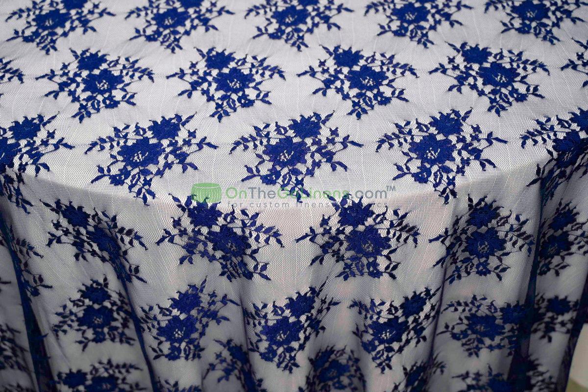 Chantilly Lace Fabric | Elegant Floral Lace | Lightweight & Sheer | Ideal for Bridal & Evening Wear
