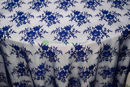 Chantilly Lace Fabric | Elegant Floral Lace | Lightweight & Sheer | Ideal for Bridal & Evening Wear
