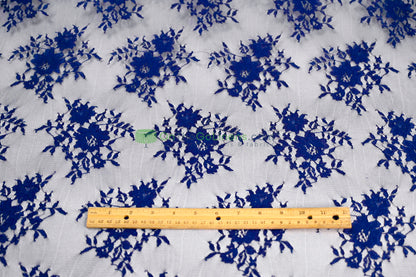 Chantilly Lace Fabric | Elegant Floral Lace | Lightweight & Sheer | Ideal for Bridal & Evening Wear