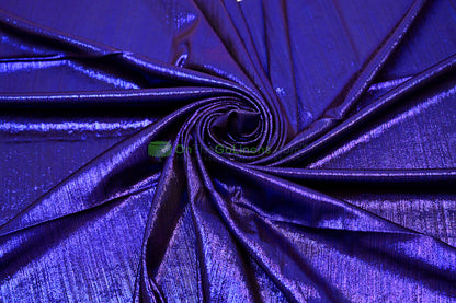 Metallic Stretch Slinky Fabric by the Yard | 58” Wide | 2 Way Stretch | Multiple Colors