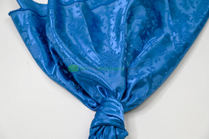 Floral Jacquard Satin Fabric by the Yard | Isabella Floral Jacquard | 60 Wide | Rose Jacquard Satin Fabric |