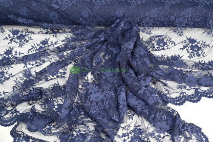 Chantilly Lace Fabric | Elegant Floral Lace | Lightweight & Sheer | Ideal for Bridal & Evening Wear