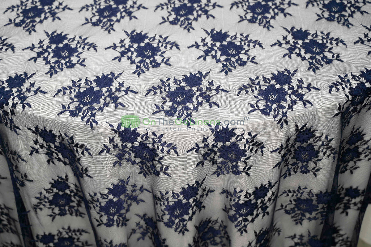 Chantilly Lace Fabric | Elegant Floral Lace | Lightweight & Sheer | Ideal for Bridal & Evening Wear