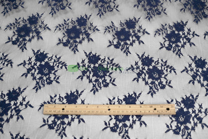 Chantilly Lace Fabric | Elegant Floral Lace | Lightweight & Sheer | Ideal for Bridal & Evening Wear