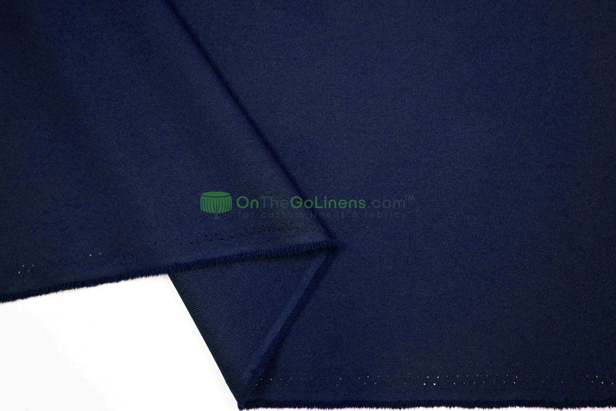 Polyester Twill Fabric by the Yard | Poly Gabardine Fabric | 58" Wide | Multiple Colors |