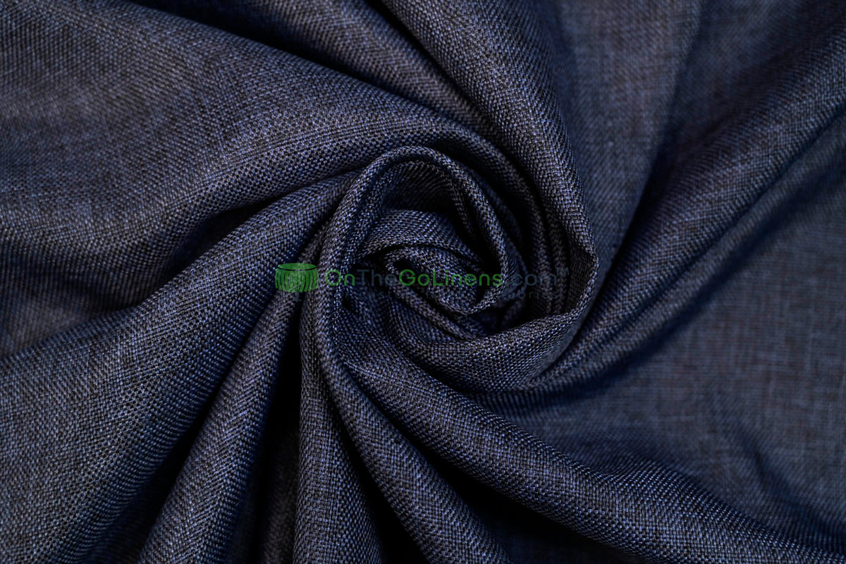 Vintage Linen Event Drapery Panels | Imitation Burlap Curtains | Washable 100% Polyester Burlap |
