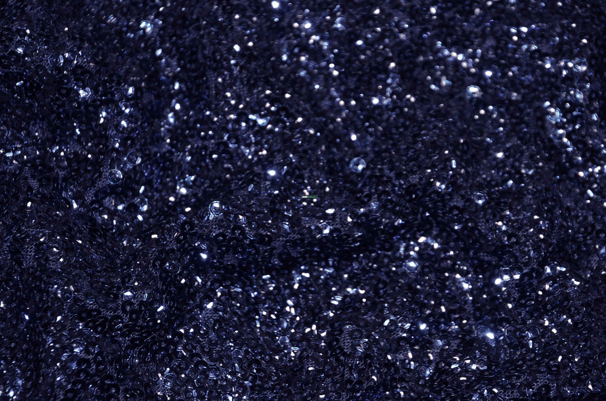 Gatsby Sequin Fabric by the Yard 52" Wide Sewn Sequins on Mesh Multiple Colors
