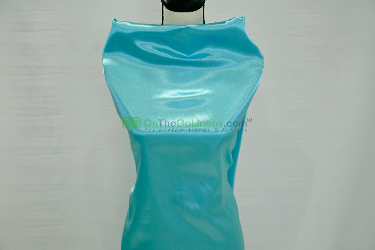 Charmeuse Satin Table Linens, Table Overlays, Table Drapes and Banquets | Multiple IFR Satin Colors |