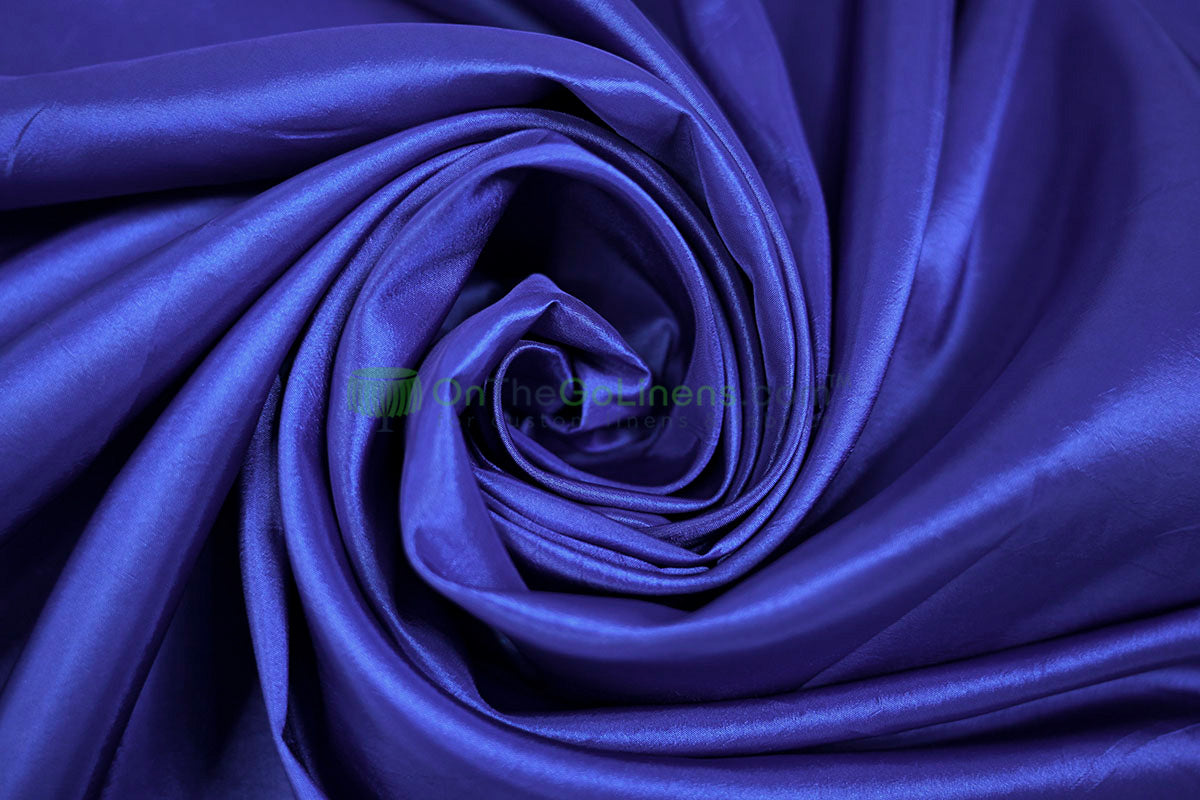 Taffeta Fabric by the Yard | Non Stretch Taffeta | 60" Wide | 75 Colors Available | Wholesale Bolt Available |
