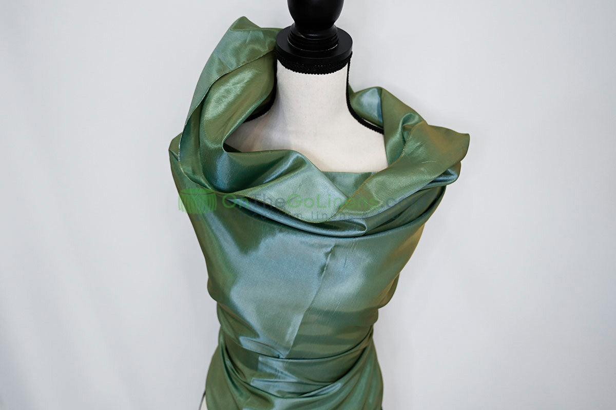 Taffeta Fabric by the Yard | Non Stretch Taffeta | 60" Wide | 75 Colors Available | Wholesale Bolt Available |