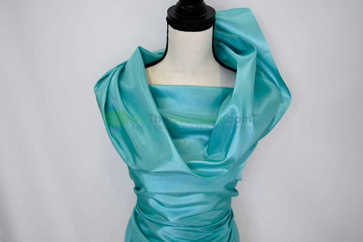 Taffeta Fabric by the Yard | Non Stretch Taffeta | 60" Wide | 75 Colors Available | Wholesale Bolt Available |