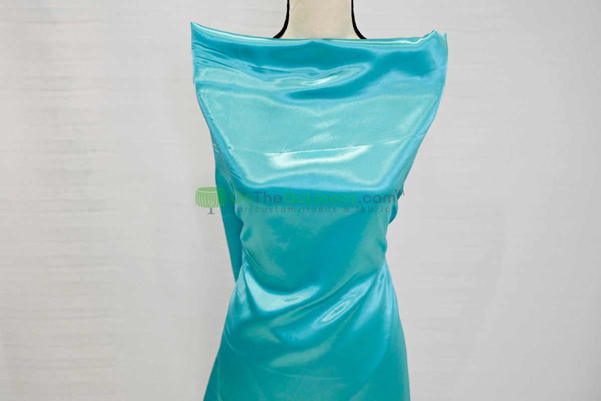 Charmeuse Satin Table Linens, Table Overlays, Table Drapes and Banquets | Multiple IFR Satin Colors |