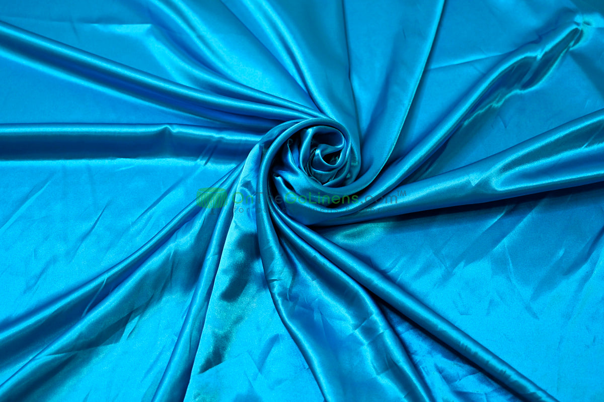 Charmeuse Satin Table Linens, Table Overlays, Table Drapes and Banquets | Multiple IFR Satin Colors |