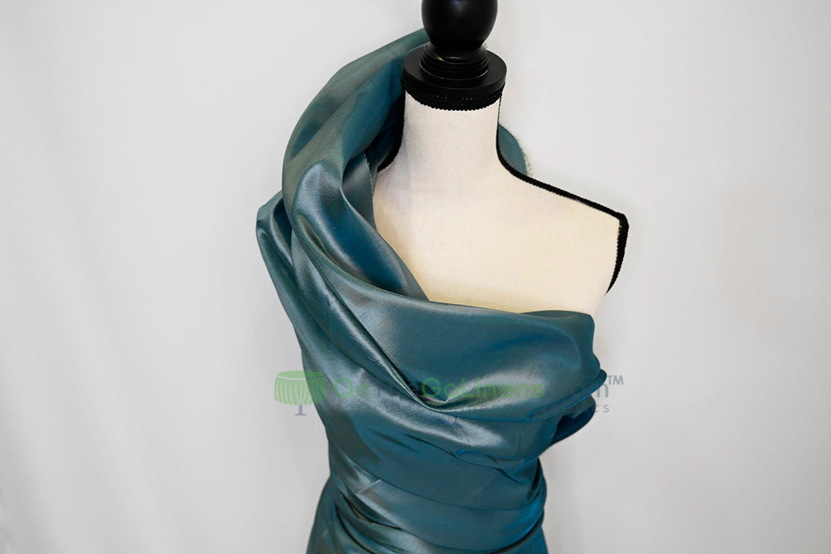 Taffeta Fabric by the Yard | Non Stretch Taffeta | 60" Wide | 75 Colors Available | Wholesale Bolt Available |