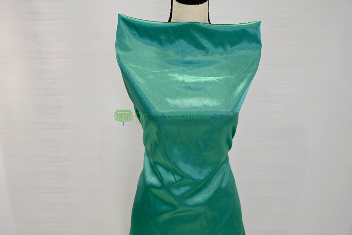 Charmeuse Satin Table Linens, Table Overlays, Table Drapes and Banquets | Multiple IFR Satin Colors |