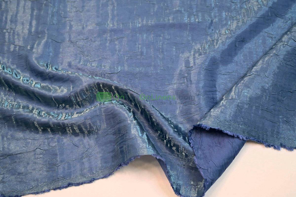 Iridescent Crush Shimmer Fabric by the Yard and Bolt | 54" wide | Galaxy Fabric |