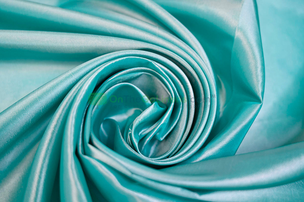 Taffeta Fabric by the Yard | Non Stretch Taffeta | 60" Wide | 75 Colors Available | Wholesale Bolt Available |