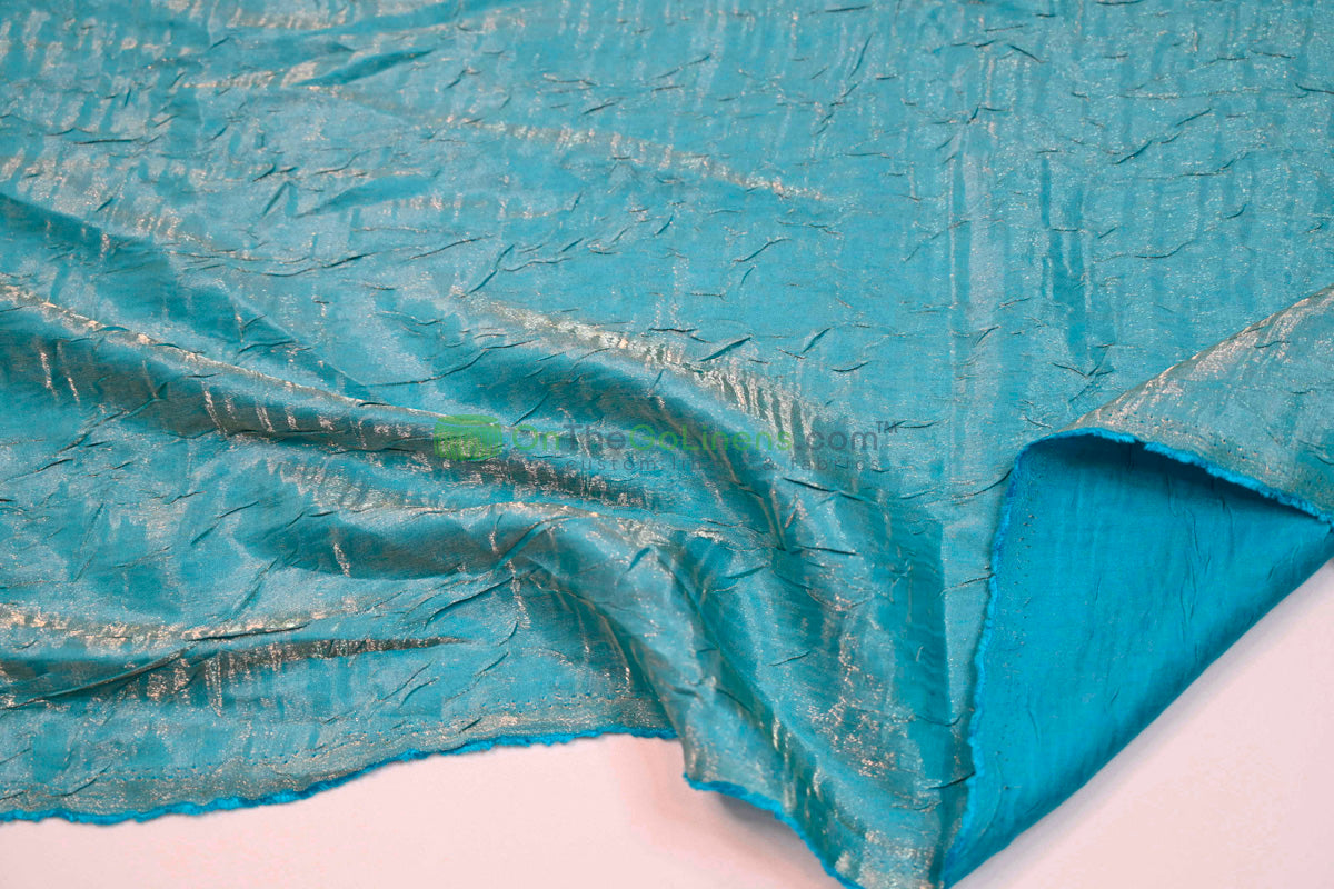 Iridescent Crush Shimmer Fabric by the Yard and Bolt | 54" wide | Galaxy Fabric |