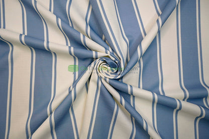 Rustic Linen Stripe Fabric