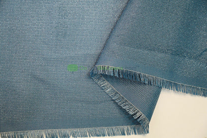 Metallic Vintage Linen Fabric by the Yard | Metallic Burlap Fabric | 60" Wide | 100% Polyester |