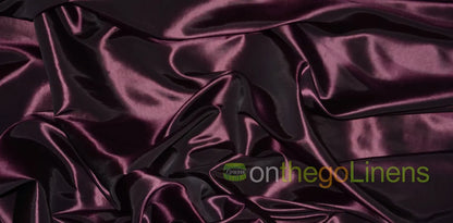 Eggplant Solid Taffeta