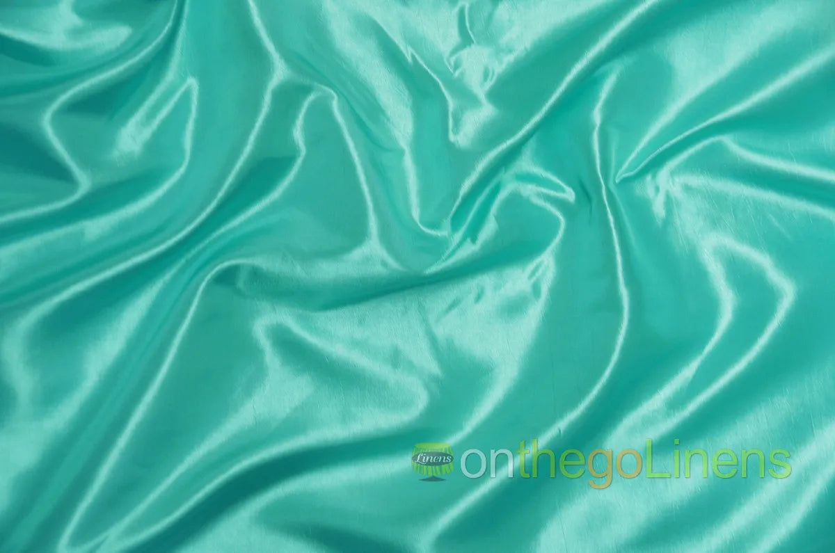 Dark Mint Solid Taffeta