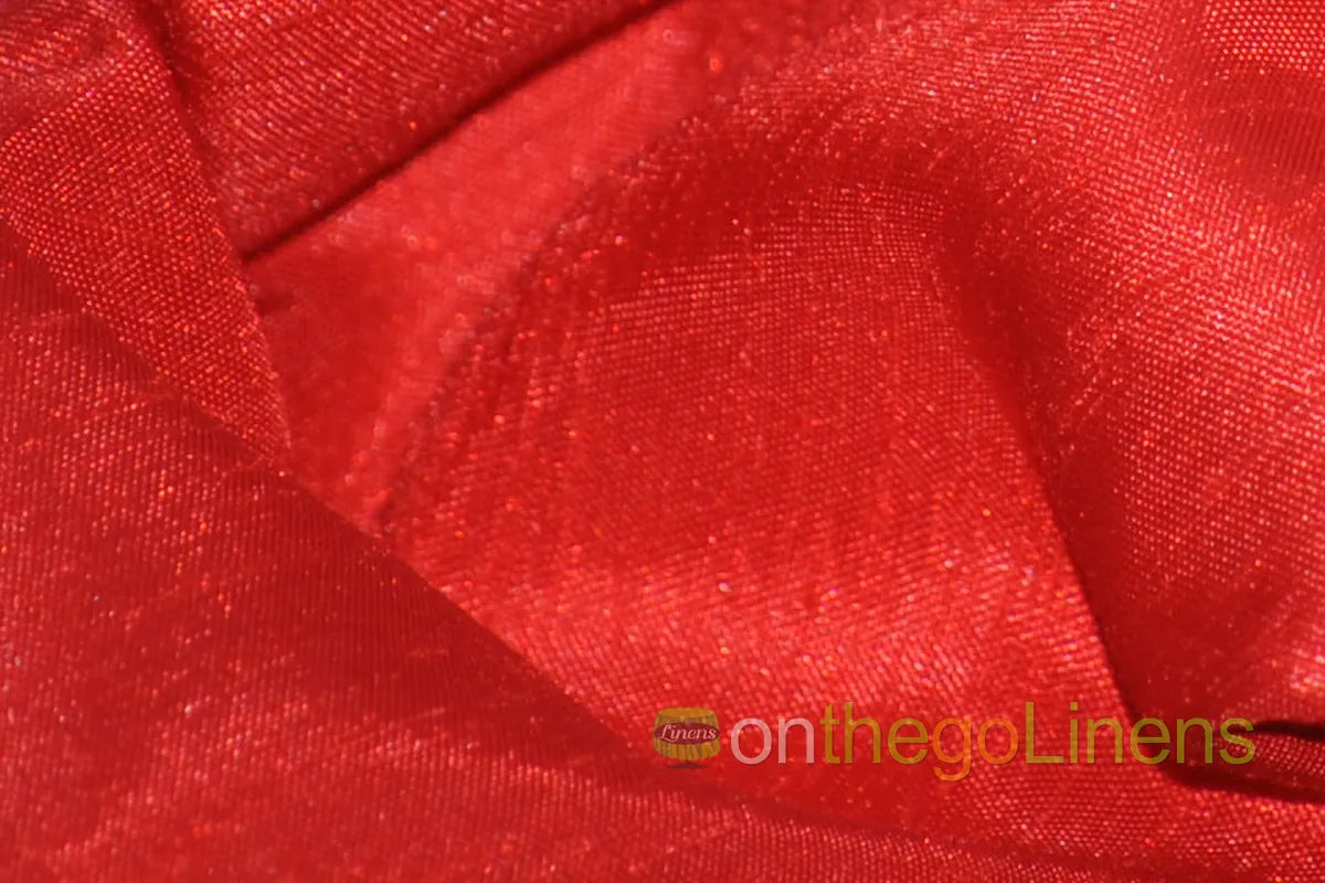 Shantung Satin Red
