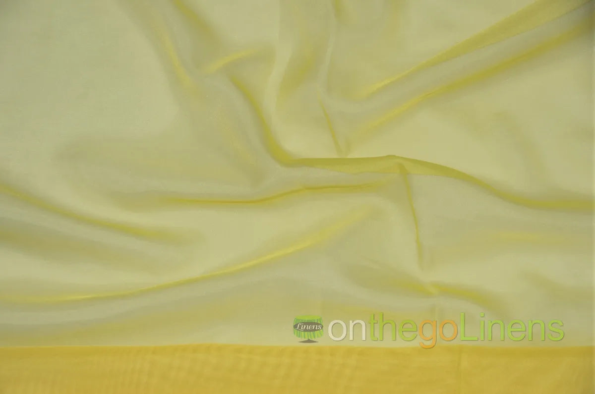 Yellow IFR Sheer Voile